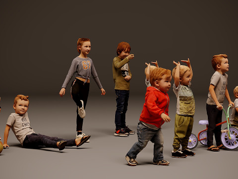 Childrens Collection x 10 05 3D Model