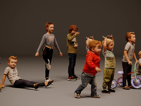 Childrens Collection x 10 05 3D Model
