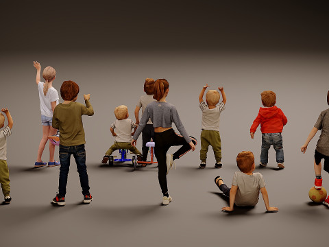Childrens Collection x 10 05 3D Model