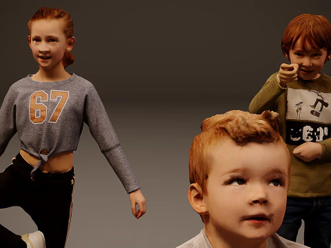 Childrens Collection x 10 05 3D Model
