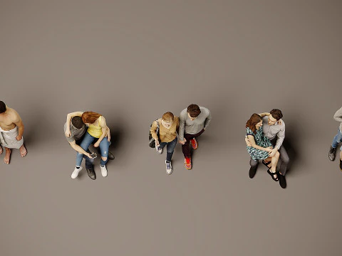 Collection of pairs x 5 3D Model