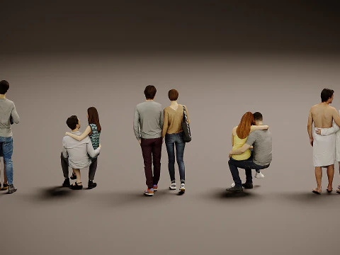 Collection of pairs x 5 3D Model