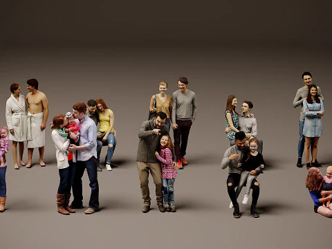 Collection of pairs x 10 3D Model