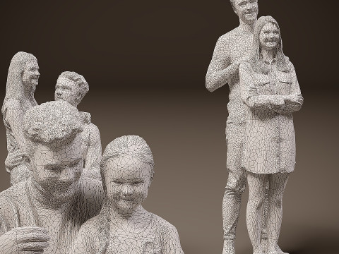 Collection of pairs x 10 Model 3D