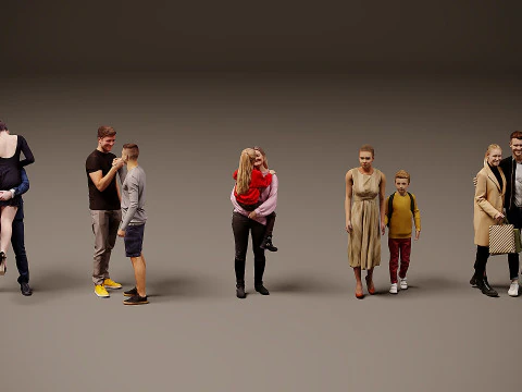 Collection of pairs x 5 01 3D Model