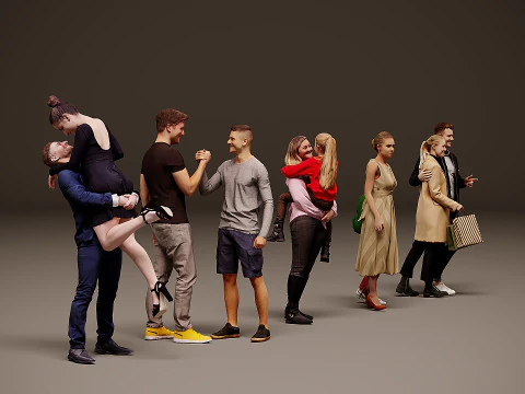 Collection of pairs x 5 01 3D Model