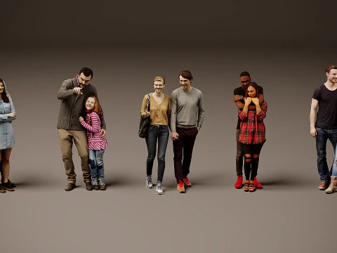 Collection of pairs x 5 02 3D Model