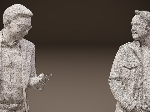 Collection of people x 5 Modelo 3D