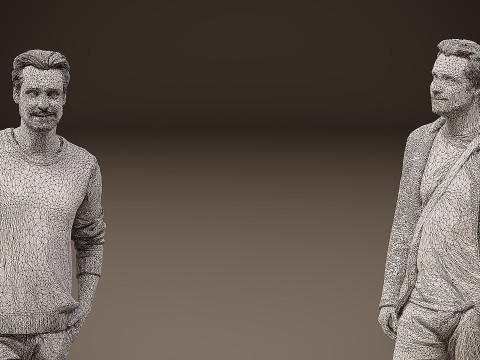 Collection of people x 5 04 3D Модель