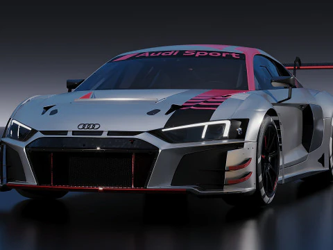 Audi R8 LMS GT3 2020 3D Model