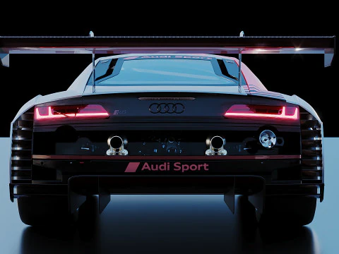 Audi R8 LMS GT3 2020 3D Model