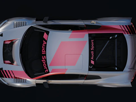 Audi R8 LMS GT3 2020 3D Model