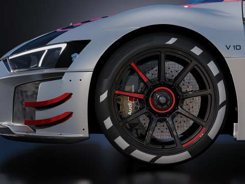 Audi R8 LMS GT3 2020 3D 模型