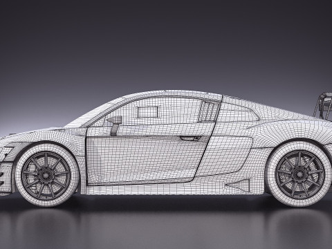 Audi R8 LMS GT3 2020 3D 模型