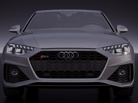 Audi RS4 Sedan 2020 3Dモデル