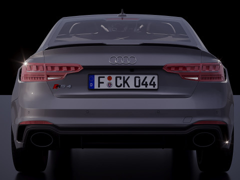 Audi RS4 Sedan 2020 3Dモデル