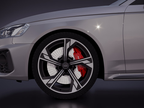 Audi RS4 Sedan 2020 3Dモデル