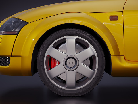 Audi TT 2005 3D Model