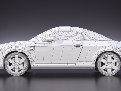 Audi TT 2005 3D Model