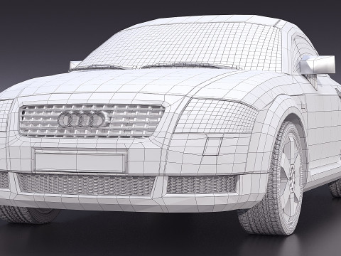 Audi TT 2005 3D Model
