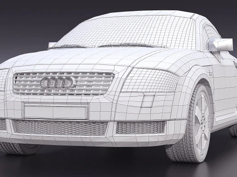 Audi TT 2005 3D Model