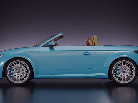 Audi TT Roadster cabriolet 2017 Model 3D