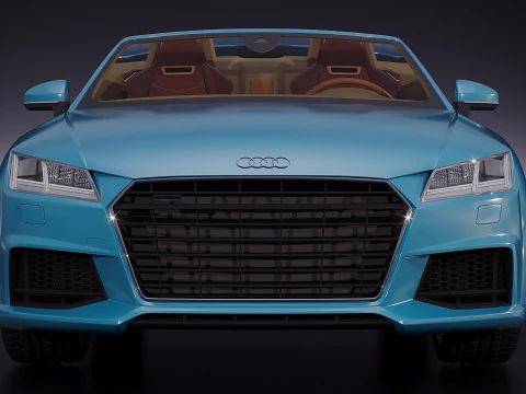 Audi TT Roadster cabriolet 2017 3D Model