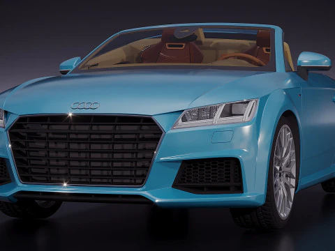 Audi TT Roadster cabriolet 2017 3D Model