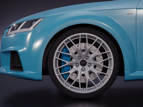 Audi TT Roadster cabriolet 2017 3D Modell