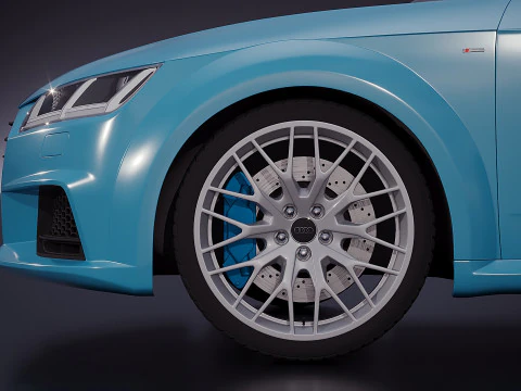 Audi TT Roadster cabriolet 2017 3D Model