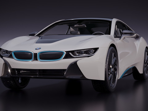 Sedan i8 2015 Model 3D