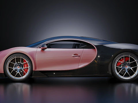 Bugatti Chiron Sport 2019 3D Model
