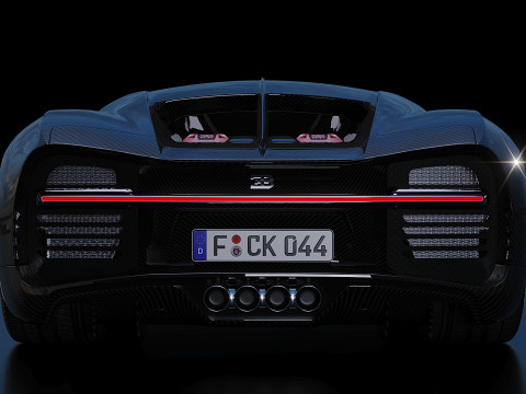 Bugatti Chiron Sport 2019 3D 模型