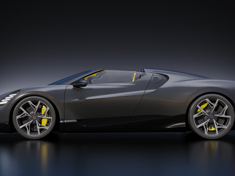 Bugatti Chiron Sport 2019 Model 3D