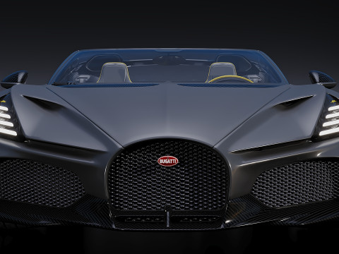 Bugatti Chiron Sport 2019 3Dモデル