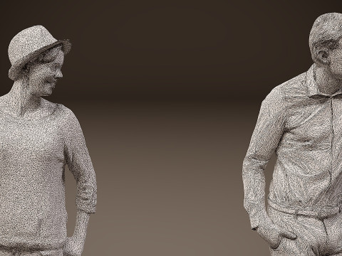 Koleksi orang x 5 00 Model 3D