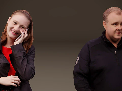 Collection of people x 5 07 3D Model