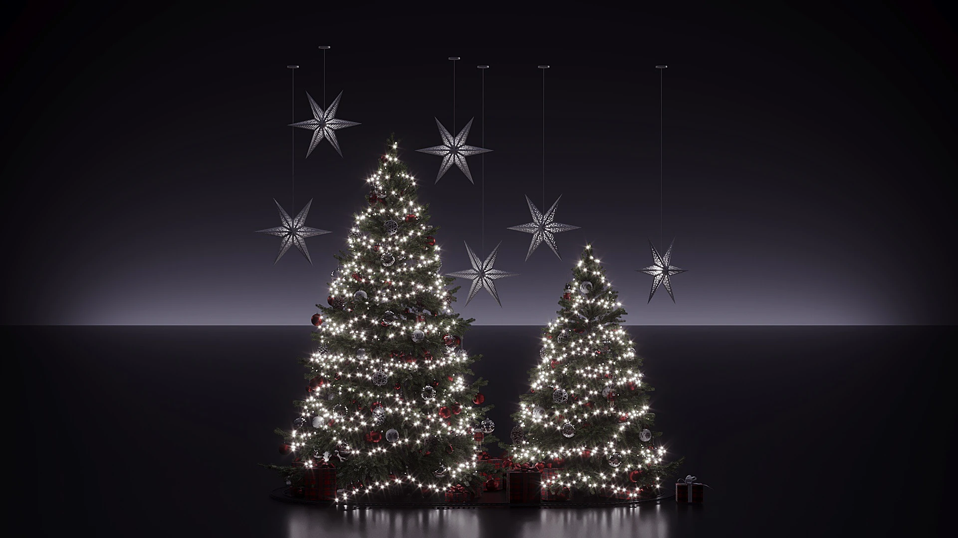 Christmas Decor 00 3D Model .c4d .max .obj .3ds .fbx .stl .blend 