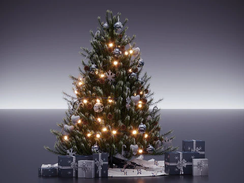 Decorazioni natalizie 01 Modello 3D