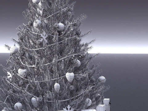 Decora&ccedil;&atilde;o de Natal 01 Modelo 3D