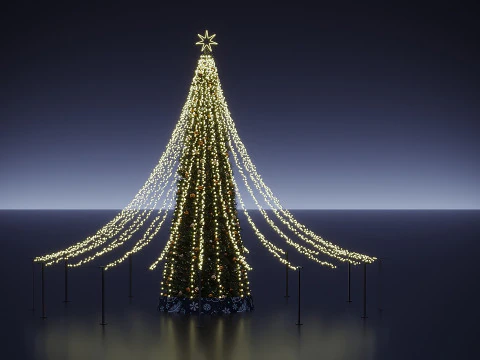 Decorazioni natalizie 02 Modello 3D