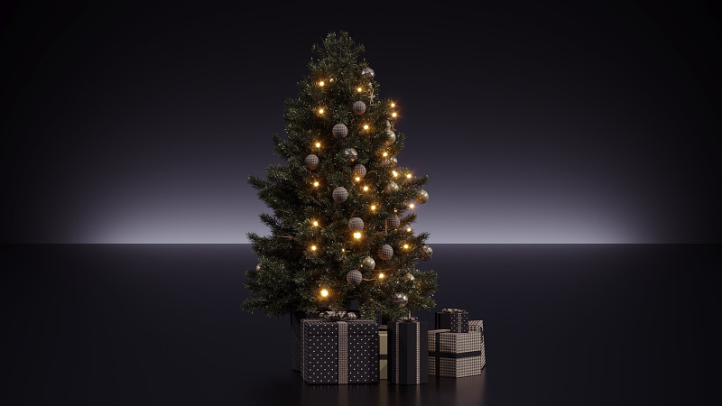 Christmas Decor 03 3D Модель .c4d .max .obj .3ds .fbx .stl .blend