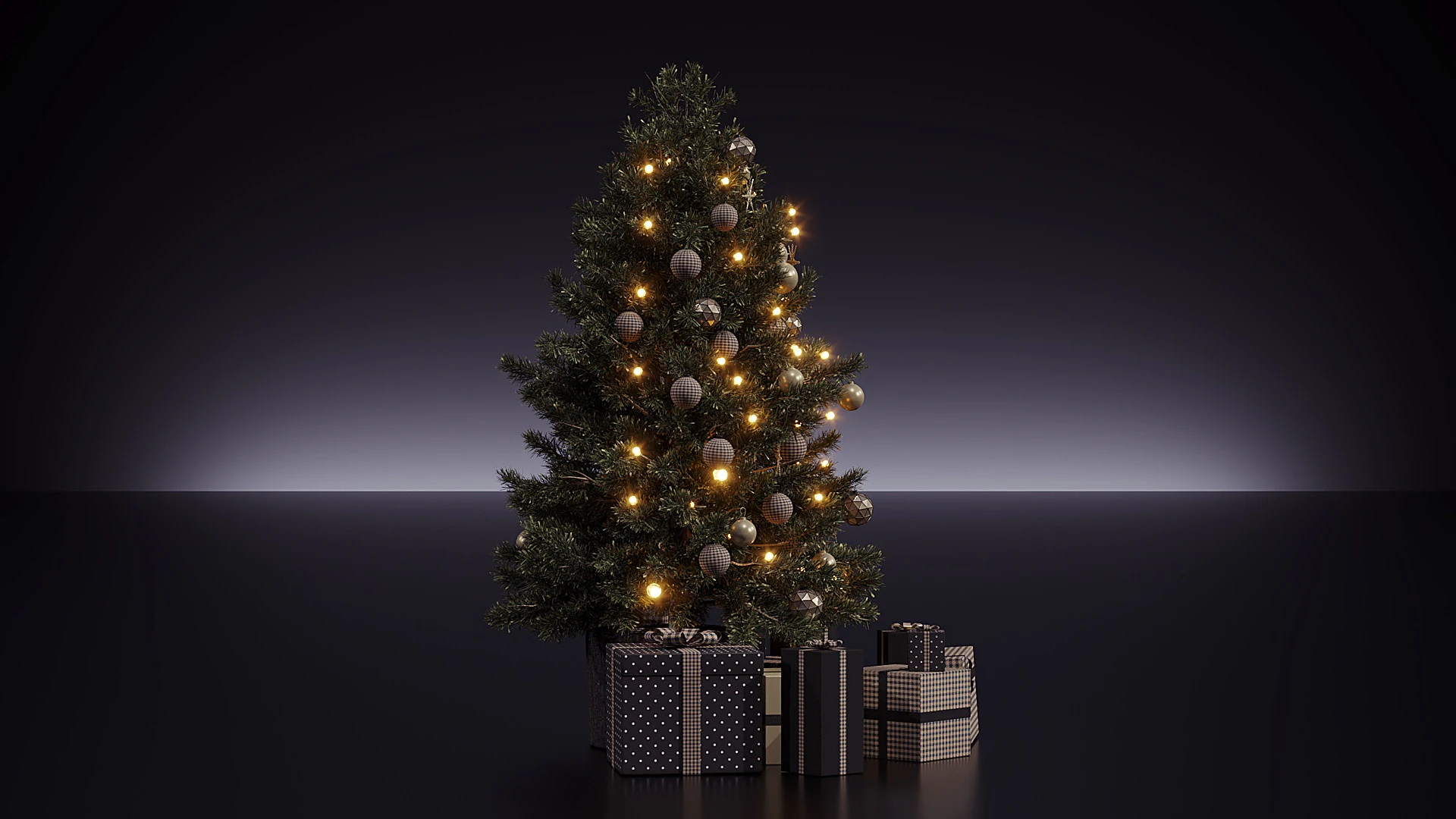 Christmas Decor 03 3D Model .c4d .max .obj .3ds .fbx .stl .blend