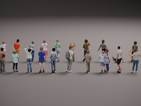 Childrens Collection x 20 3D Modell