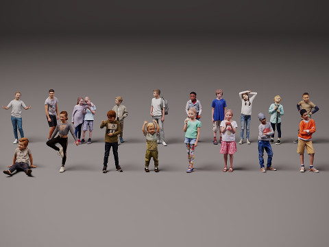 Childrens Collection x 20 3Dモデル