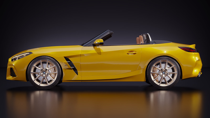 Cabriolet Z4 M40 3D मॉडल .c4d .max .obj .3ds .fbx .stl .blend