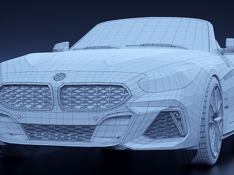 Cabriolet Z4 M40 3D मॉडल