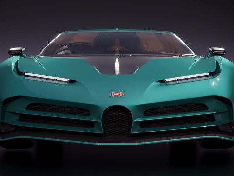 Bugatti Centodieci 2021 3D Model