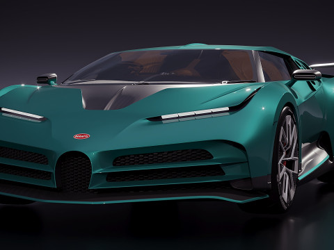 Bugatti Centodieci 2021 3D 模型
