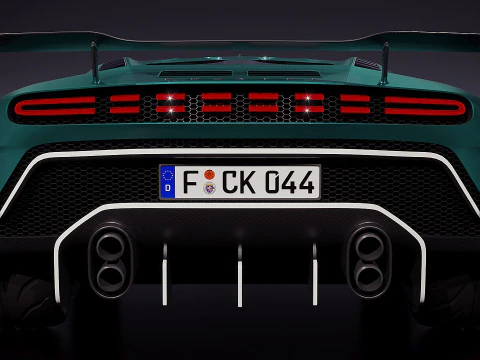 Bugatti Centodieci 2021 3D Model